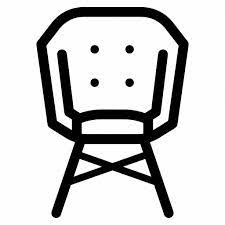 Chair Easy Seat Icon On