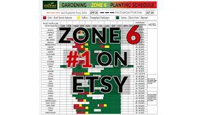 Garden Zone 6 Planting Schedule Garden