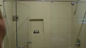 A Man Walks Into The Shower And Washed