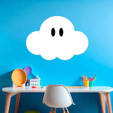 Kids Wall Sticker Super Mario Cloud