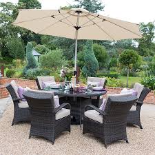 Nova Olivia 6 Seat Rattan Dining Set