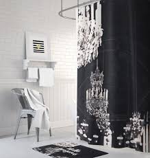 Chandelier Shower Curtain Paris Shower