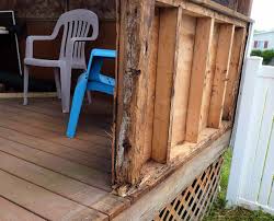 how to repair rot in a deck or balcony