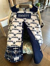 Baby Car Seat Covers Navy And White