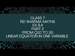 Ex 8 4 Rd Sharma Maths Class 7 Part 2