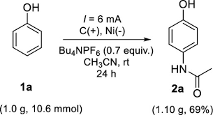 Direct Synthesis Of Paracetamol Via