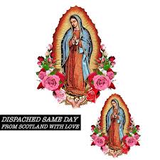 Guadalupe Virgin Mary Iron On Patch