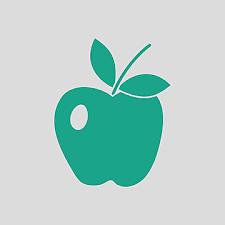 Apple Tree Icon Cartoon Style