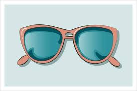 Simple Sun Glasses With On Mint Colored
