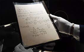 Einstein Notes On Theory Of Relativity