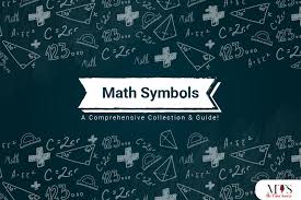 Math Symbols A Comprehensive