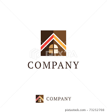Abstract House Real Estate Logo Design