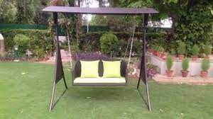 Iron Modern 3 Seater Garden Swing At Rs