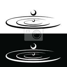 Icon Water Drop Forming A Circle Of