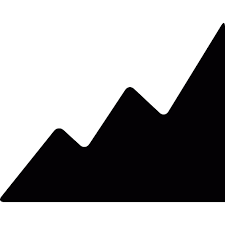 Line Chart Hill Nature Chart Icon