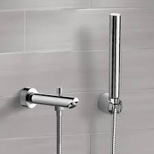 Chrome Wall Mounted Tub Spout Set