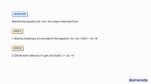 What Is The Equation 4x 2y