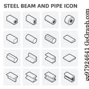 900 steel beam clip art royalty free