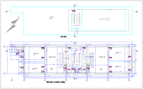Plan Of Commercial Building Dwg File
