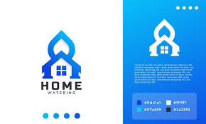 Home Icon With Water Drop Symbol Bold