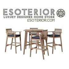 Outdoor Bar Dining Bistro Set