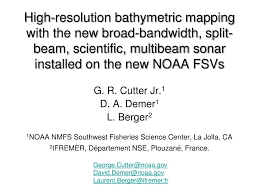 high resolution bathymetric mapping