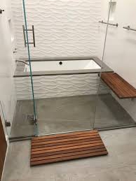 Custom Concrete Shower Pan