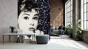 Audrey Hepburn Digital Glitter Print