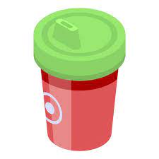 Sippy Cup Icon Isometric Of Sippy Cup