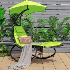 Patio Hammock Lounge Chair With Canopy