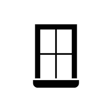 Window Icon Simple Solid Style Window