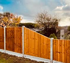 Heavy Duty Sloping Closeboard Fence Panel