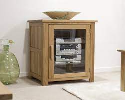 Sherwood Deluxe Oak Hi Fi Cabinet