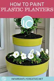 How To Spray Paint Plastic Planters
