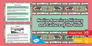 Native American Culture Of The West