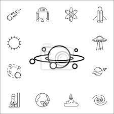 Galaxy Icon Set Of Space Icons Signs