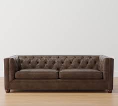 Burke Leather Sofa Collection Pottery
