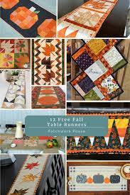 12 Free Table Runners For Fall