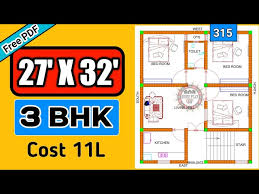 32 House Plan With 3bhk East Facing