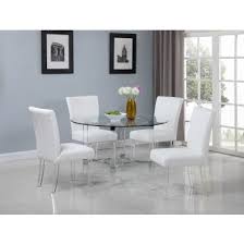 Chintaly 4038 5 Piece Round Dining Room