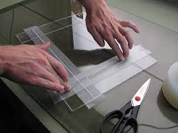Tape Hinge Acrylic Box Construction Make