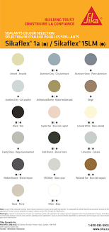 Sika Canada Inc Color Charts