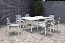 Oslo 7 Piece Dining Set Hl Osl Wht 7ds