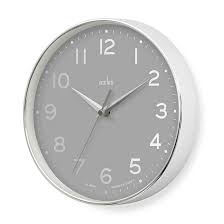 Acctim Rand Small Wall Clock Chrome