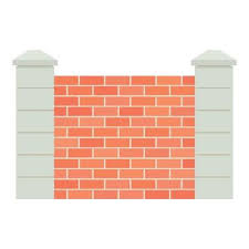 Boundary Wall Vector Art Icons And