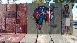 The Berlin Wall In Los Angeles 4k