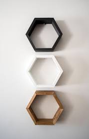 2 Shelves Polished Honeycomb Hexagon