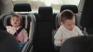 Kids In Car Seats Stock Footage