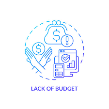 Budget Blue Gradient Concept Icon