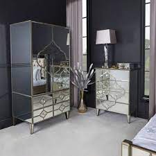 Mirrored Bedroom Furniture Mirrored